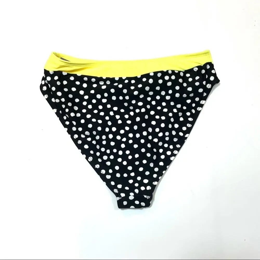 California Waves polka dot bikini swim bottom XS